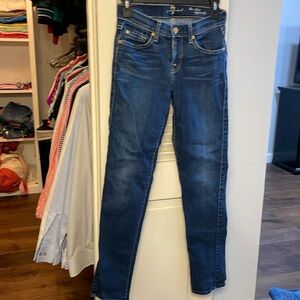 7 For All Mankind jeans. Size. 25. the Slim Cigarette. Great condition.